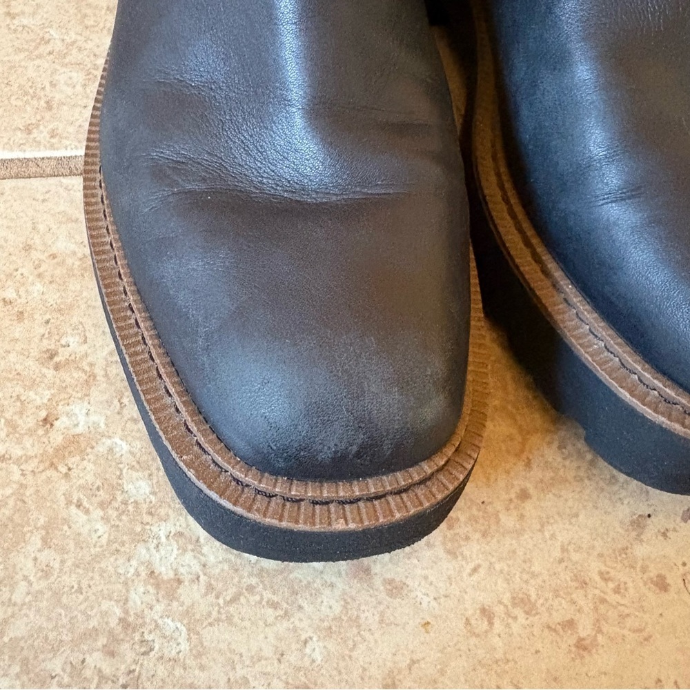 Sam Edelman Laguna Chelsea Boot - Black Lug Sole Sz 9.5 - Picture 4 of 10